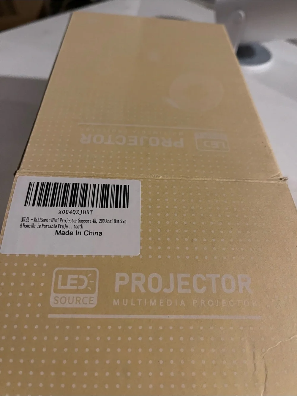 Compact Mini Projector - Portable Home Entertainment